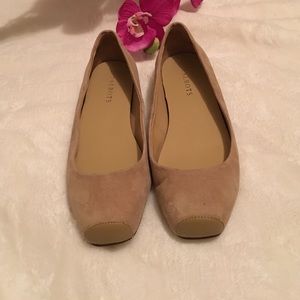Talbots Nude Ballet Flats Size 8  Genuine Leather